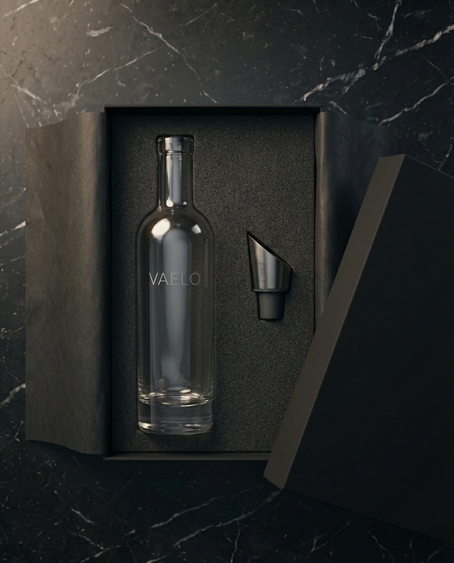 VAELO bottle in setting